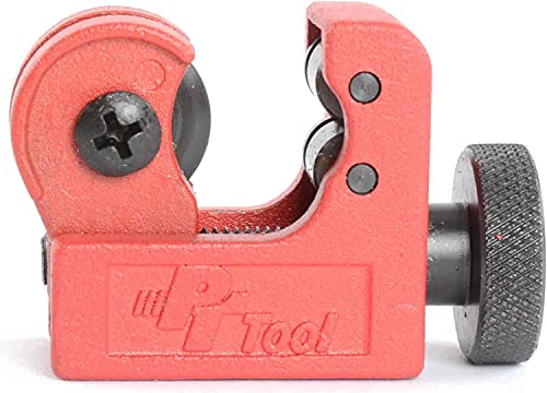 JEGS Mini Tubing Cutter | For 1/8 “ - 5/8 “ OD | Change Out Cutting Wheels With Only A Screwdriver | Includes (1) 3/4 “ Blade