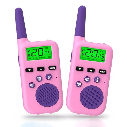 Peakeep Walkie Talkies for Kids Long Range 3 Miles, Voice-Ch
