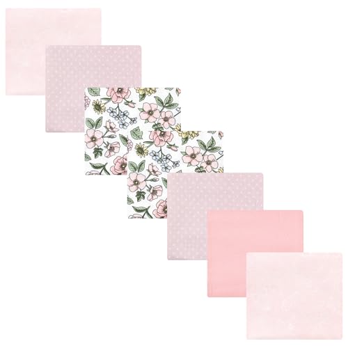 Image of Luvable Friends Little Treasure Flannel Receiving Blankets 7pk