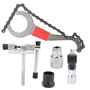 Fietskettingsnijder,Fietskettingsleutel,Fietsvliegwielgereedschapssets,Fietskrukreparatiesets Cranktrekker…