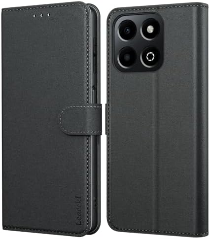 PIXFAB Case For Honor 400 Pro 5G, Leather Wallet Phone Case, Magnetic Book Flip Folio Cover [RFID Protection & Card Slots] And [Kickstand] Case Cover For Honor 400 Pro 5G - Blue - View #2