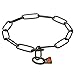 Herm Sprenger Black Stainless Steel Chain Collar with Long Links - 3 mm x 21 Inches