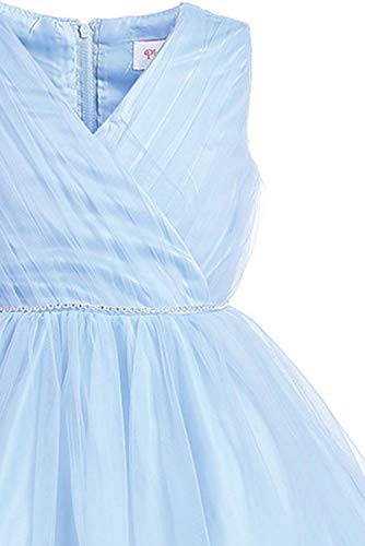 Pink Princess Flower Girl Dresses, Easter, Toddler Size 7-16 Vestidos para Niñas3