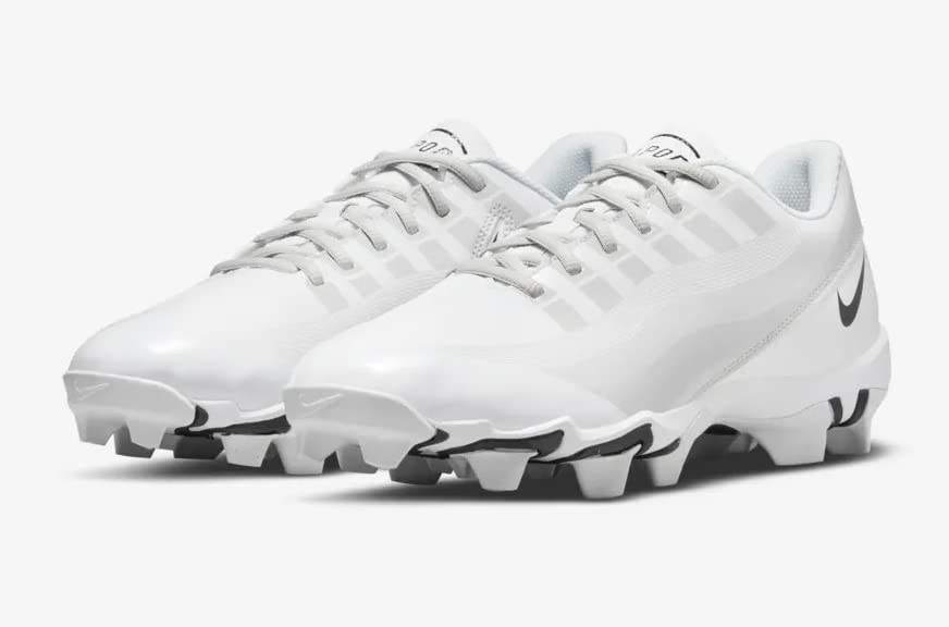 Nike Vapor Edge Shark Men's Football Cleat (us Footwear Size System, Adult, Men, Numeric, Medium, Numeric 13), White/Black-LT Smoke Grey