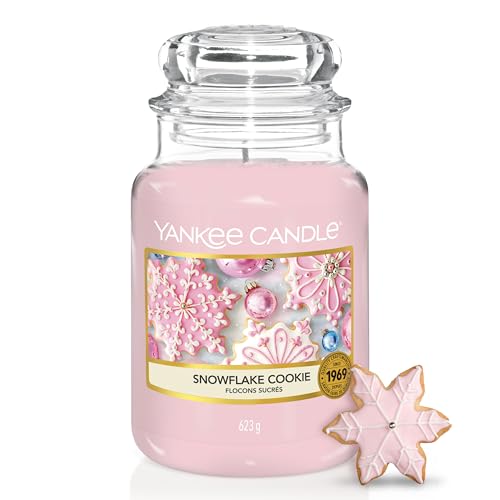 Yankee Candle Duftkerze im Glas (groß) | Snowflake Cookie |...