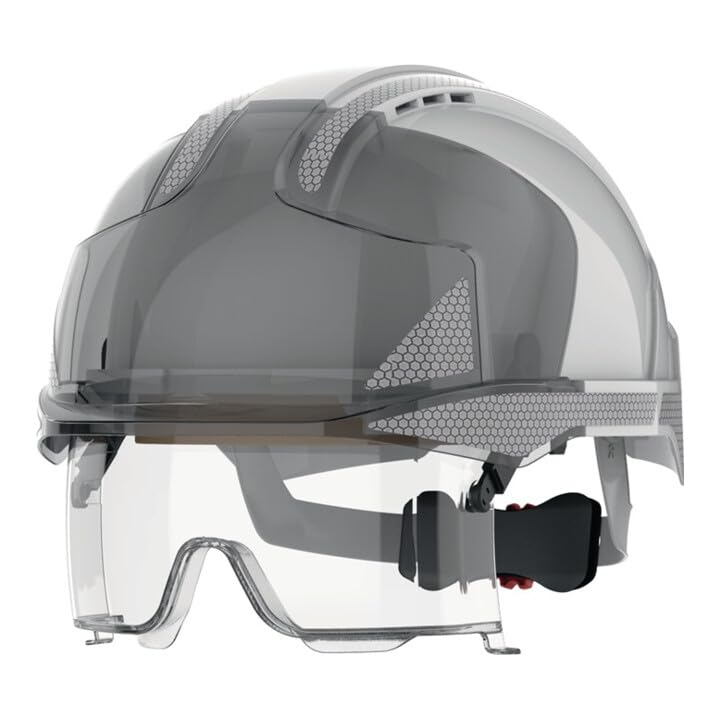 Casco industrial EVO® VISTAlens® blanco/ahumado ABS EN 397, EN 50365 JSP