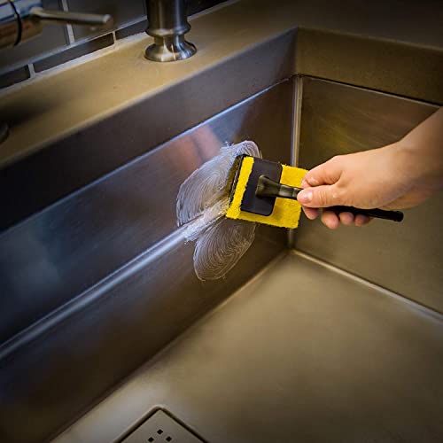 Cerama Bryte Complete Cooktop Cleaning Kit, 10 Cleaner Pads, 1 POW-R Grip Tool, 1 Scraper, and 1 Microfiber Cloth, 28 Fl Oz - Thumbnail 4