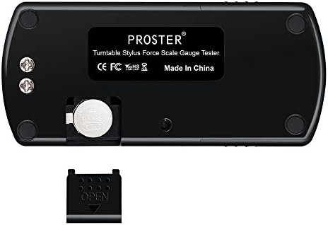 Proster mini waga cyfrowa gramofonowa cyfrowa waga tonu o wysokiej dokładności tester siły igły 0,01 g z podświetlanym wyświetlaczem LCD