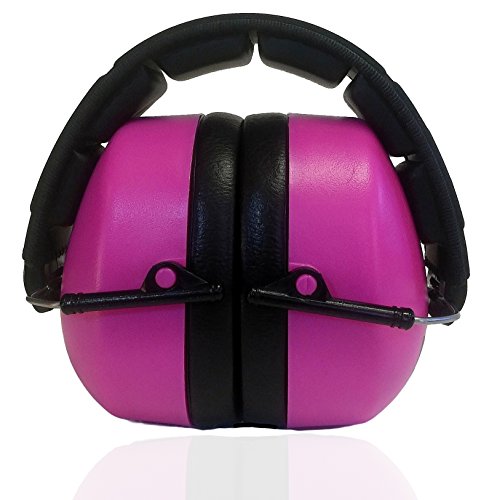 DECIBEL DEFENSE Professional Safety Ear Muffs 37dB NRR - The HIGHEST Rated & MOST COMFORTABLE Ear Protection For Shooting & Industrial Use - THE BEST HEARING PROTECTION GUARANTEED! (PINK)