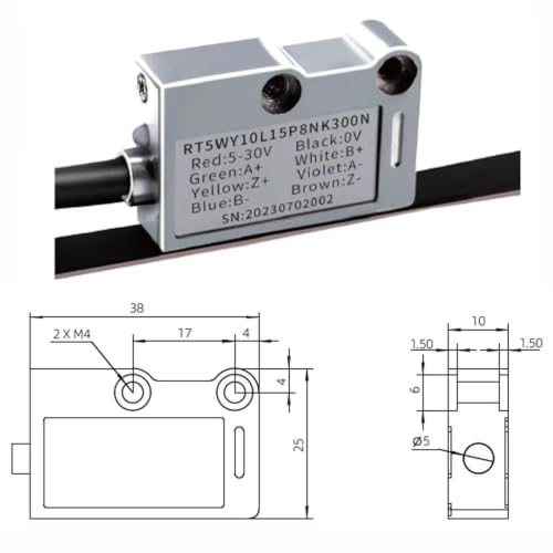 Échelle linéaire magnétique de haute précision MTS H5C 8000mm