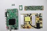 Lutema Television Repair Kit for JVC LT-43MAW605 with TV Main Board + Power Supply + TCon + Cables