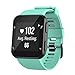 ANCOOL Compatible with Forerunner 35 Bands Soft Silicone Watch Band Sport Strap Replacement for Forerunner 35 Smartwatch (Mint)
