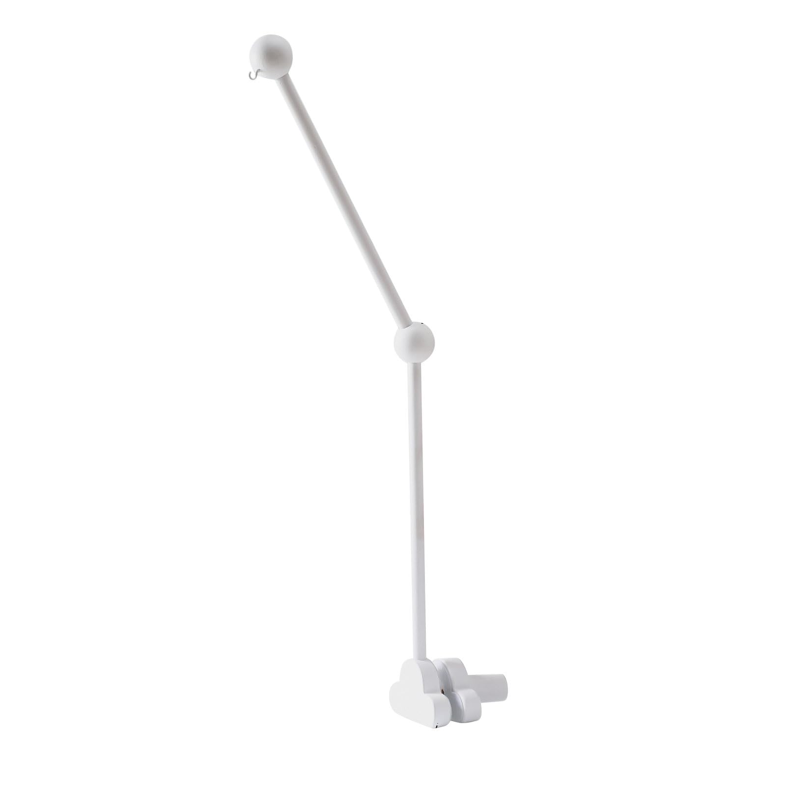 Jipersuo Baby Crib Mobile Arm 27. 17inch Wooden Cloud Design Detachable Adjustable Holder Cute Cot Bed Wind Chimes Hanger Bracket Cot Mobile Holder 32