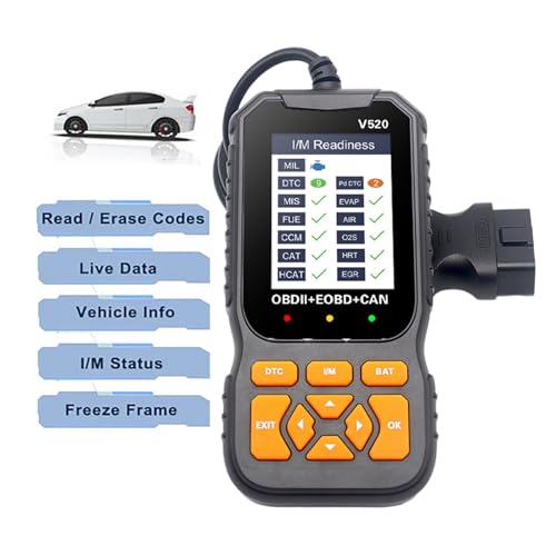 Escáner OBD2/EOBD V520 para motor de coche y lector de códigos 6