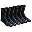 Solid Black (6 Pairs)