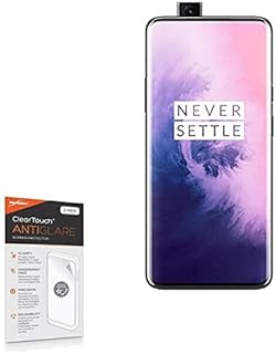 BoxWave Screen Protector Compatible with OnePlus 7T Pro (Screen Protector by BoxWave) - ClearTouch Anti-Glare (2-Pack), Anti-Fingerprint Matte Film Skin