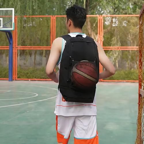 Mochila de baloncesto impermeable con compartimento aislado para ropa sucia 5