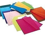 Color amarillo Sadipal 50x70 - Bolsa con 25 hojas de papel seda, 50 x 70, color amarillo