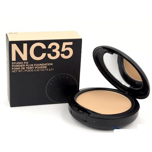 Image of Studio Fix Professional Waterproof oil-free Longlasting Liquid 24-hour colour-true foundation Matte Finish For Women, Girls 15g - Shine-Free Compact Powder