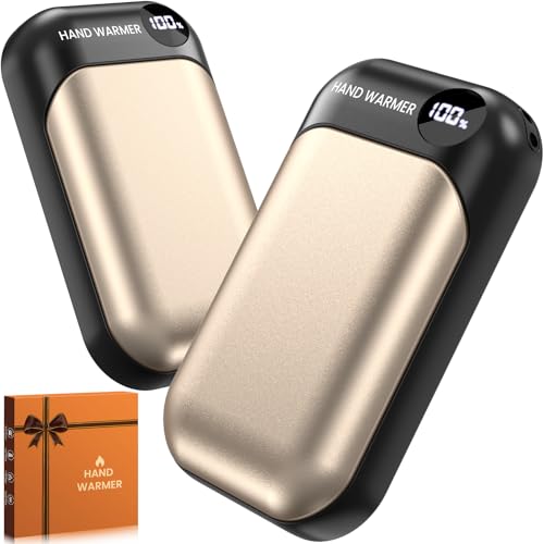 Calentador de Manos Recargable 2 en 1, Calienta Manos Electrico Duración hasta 9 Horas, Calientamanos con 4 Modos 40-55°C, Ideal para Deportes al Aire Libre/Golf/Camping/Regalo (Dorado) Calentador de Manos Recargable 2 en 1, Calienta Manos Electrico Duración hasta 9 Horas, Calientamanos con 4 Modos 40-55°C, Ideal para Deportes al Aire Libre/Golf/Camping/Regalo (Dorado)