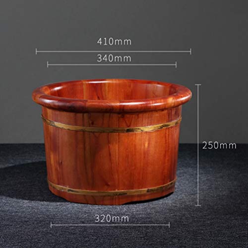 Barril de Madera para Spa de Pies con Tapa miniatura 5