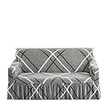 geometric print cotton fabric Comodidad Mejorada: El protector de sofá con falda no solo protege tus muebles, sino que también mejora tu comodidad, proporcionando una superficie suave y acogedora para relajarte