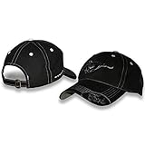 Ford Mustang Hut, Schwarz. Ford Mustang-Mütze mit silberfarbener Naht, Schwarz
