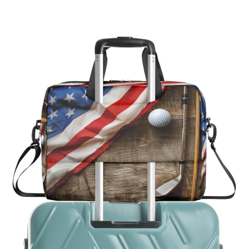 Maletín para portátil 15.6 pulgadas con bandera americana miniatura 7