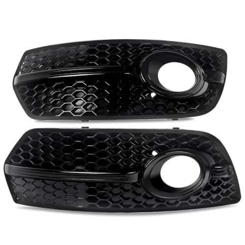 Grille antibrouillard style SQ5 calandre noire haut de gamme en nid d'abeille pour Q5 8R