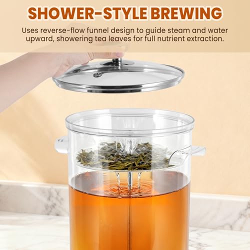 YMJOINMX Electric Coffee and Tea Urn Hot Cider Warmer, 50Cups / 2.6 Gallons, Mulled Wine Fruit Tea Maker Hot Beverage Dispenser for Buffet Catering Parties by YMJOINMX - Image 6
