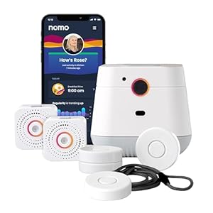 Medical Alert System, Fall Detection for Seniors, WiFi in Home Monitoring Safety System, Emergency Call Button, Custom Fall Alert, Virtual Caregiver, 30-Day Trial Monthly Subscription