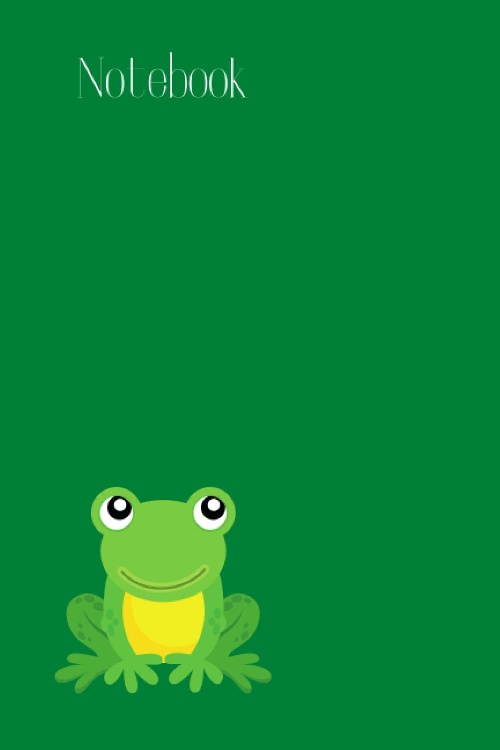 Frog Notebook Journal 120 lined pages 6x9'' Exercise Book