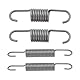 ECSiNG 2 Sets Roller-Hauptständer Edelstahlfeder 87 Mm/83 Mm für Roller