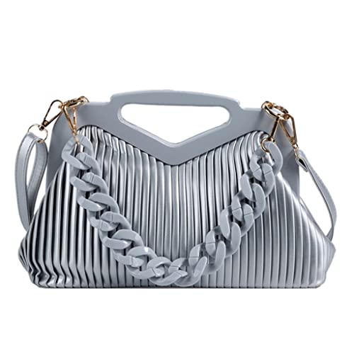 Sac à main femmes triangle inversé en cuir noir, pochette élégante