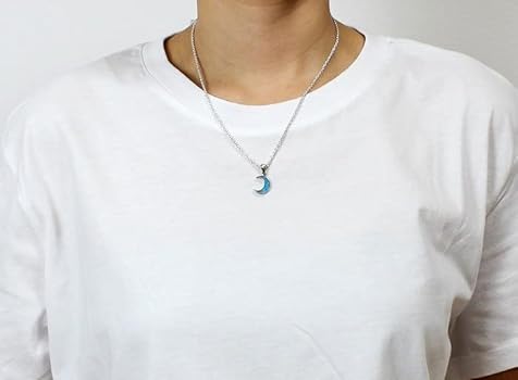 Amazon | [世界のアクセサリー カルメロ] メキシコ ターコイズ 月