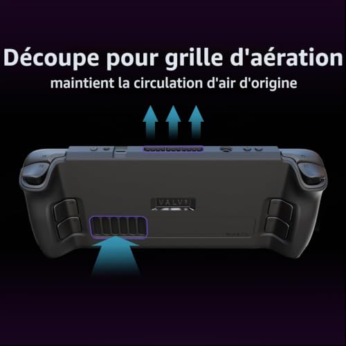 Skull & Co. GripCase SD Bundle for Steam Deck/OLED: A Soft Protective Case with Textured Grips Full Protection and Stand, Shock-Absorption Non-Slip and Anti-Scratch Cover Design (with Carrying Case) – vue 9