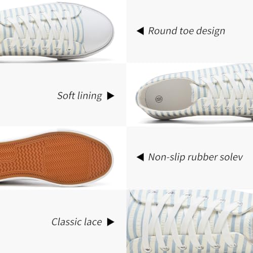 Image of yageyan Men Canvas Low top Shoes Classic Casual Sneakers Mens Fashion Shoes