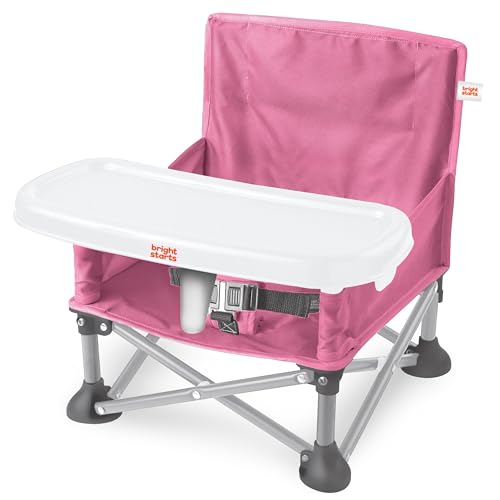 image for Bright Starts Pop 'N Sit Portable Booster, Indoor/Outdoor Use, Floor S