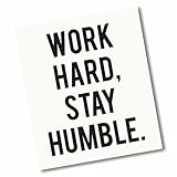 Work Hard Motivational Macbook Sticker Decal MacBook Pro Decal Air 13