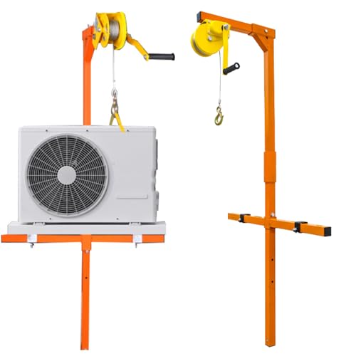 Grue de levage climatisation 30m avec câble anti-rotation et treuil de levage extérieur