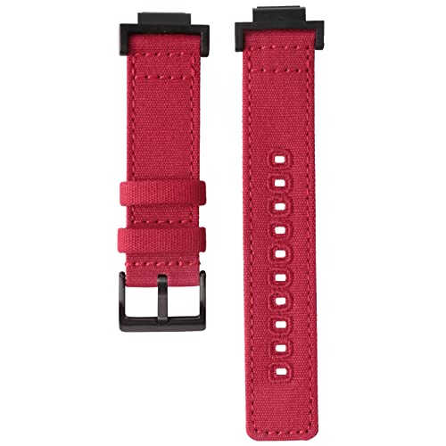 Lijinlan Nylon Strap Compatible with Casio G-shock Watch GW100/GA100/GA120/GA400/GD100/GD110/GD350/ DW-D5500 /DW5600E/ DW6900/DW-9052/GWM5610, Replacement Canvas Band for Gshock (Red, Black) by Lijinlan - Used condition - Image 4