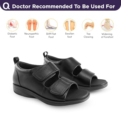 Image of DC2 Bali Fully Adjustable Wide Fit Diabetic Sandals for Men | Diabetic Slippers for Diabetic Feet | Swollen Feet | Neuropathic Feet | Genuine Leather