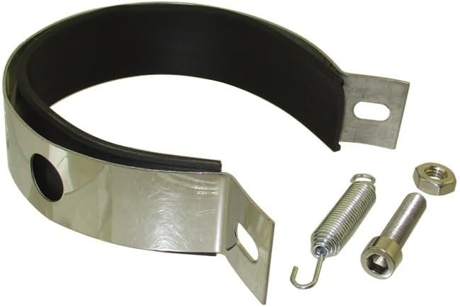 Hanger Band Silencer Clamp 90mm Fit For Motorcycle Pit Dirt Bike