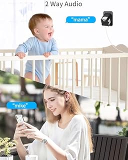 WeChip Window Camera 3MP 2K - Indoor Security Camera for Looking Outside, 2.4GHz & 5GHz WiFi Safeview Window Security Camera with AI Color Night Vision, Person & Motion Detection,24/7 Recording