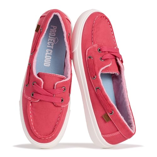 Image of Project Cloud Canvas Sneakers for Women - Memory Foam Slip On Shoes Women Footwear - Lightweight and Non Slip Fashion Sneakers (Seasalt)
