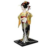 Tableau des tailles : mophrati Statuette Artisanale, décoration Ethnique Folklorique, poupée Geisha Japonaise Unique, reflet d\'un Art Intemporel, Figurine de Collection Asiatique, Cadeau