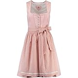 100% Baumwolle Spieth & Wensky kurzes Dirndl Klio apricot, Gr.34 Damen