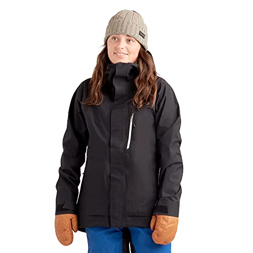 Dakine Womens Stoker Gore-Tex 3-Layer Ski/Snowboard Winter Jacket, Black, X-Small