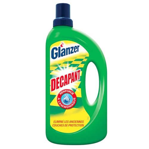 GLANZER - Décapant Sol Liquide - Élimine les Anciennes Couches de Protection & les Salissures Incrustées - Tous Types de Sols - Formule Surpuissante à...