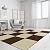 ZOWZOW Carpet Tiles Peel and Stick 24” x 24”, Self Adhesive Soft Padded Flooring Stickers, Light Gray Home Decor for Bedroom Living Room Office, 20 Tiles & 80 sq ft per Box